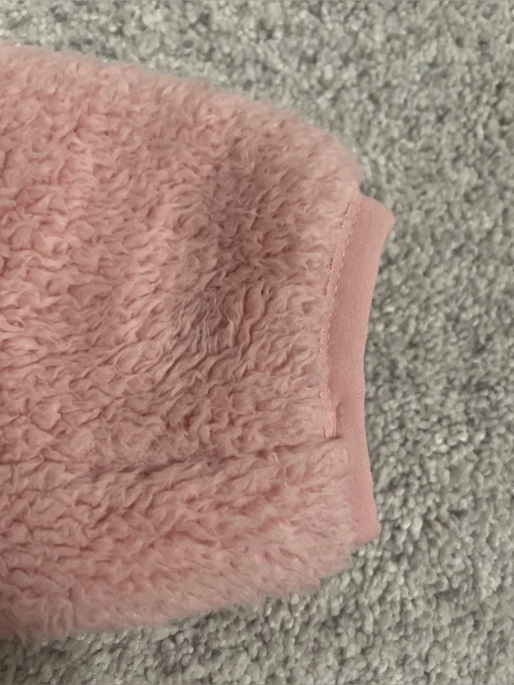 The North Face Light Pink Sherpa Hooded Fleece Jacket, EUC, Size 18-24 months